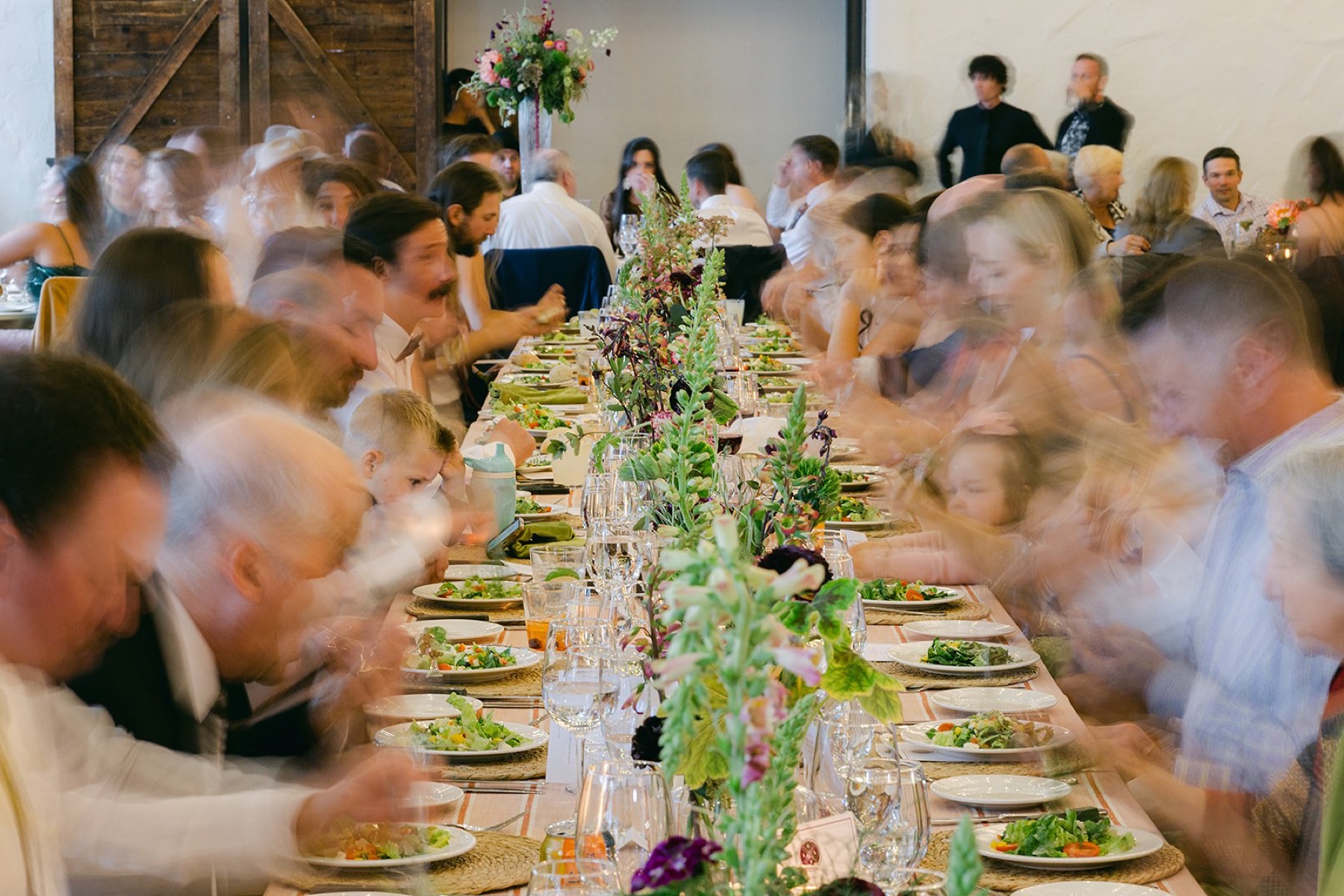 Wedding florals by Golden Flowers at Palisades Tahoe High Camp, Lake Tahoe