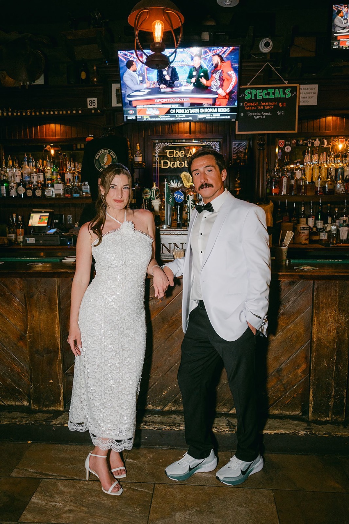 Wedding florals by Golden Flowers at Palisades Tahoe High Camp, Lake Tahoe